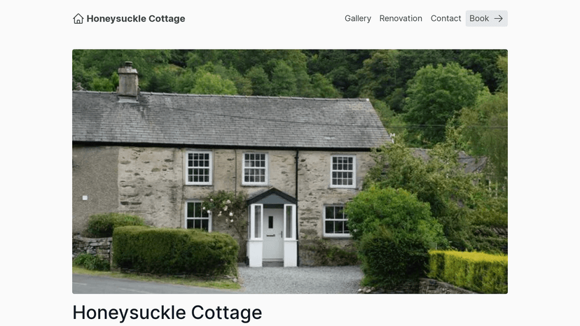 Honey Suckle Cottage Site